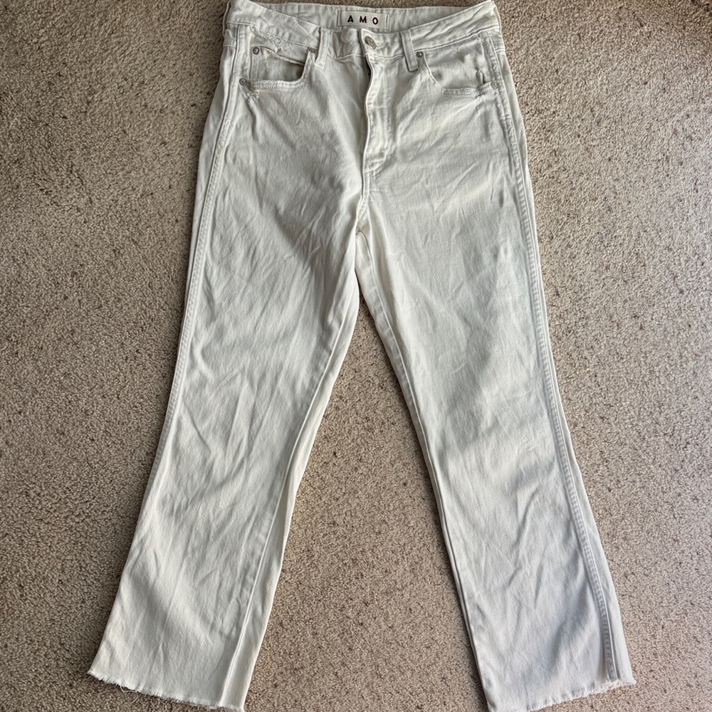 AMO Denim Bella Jean in White Oak
